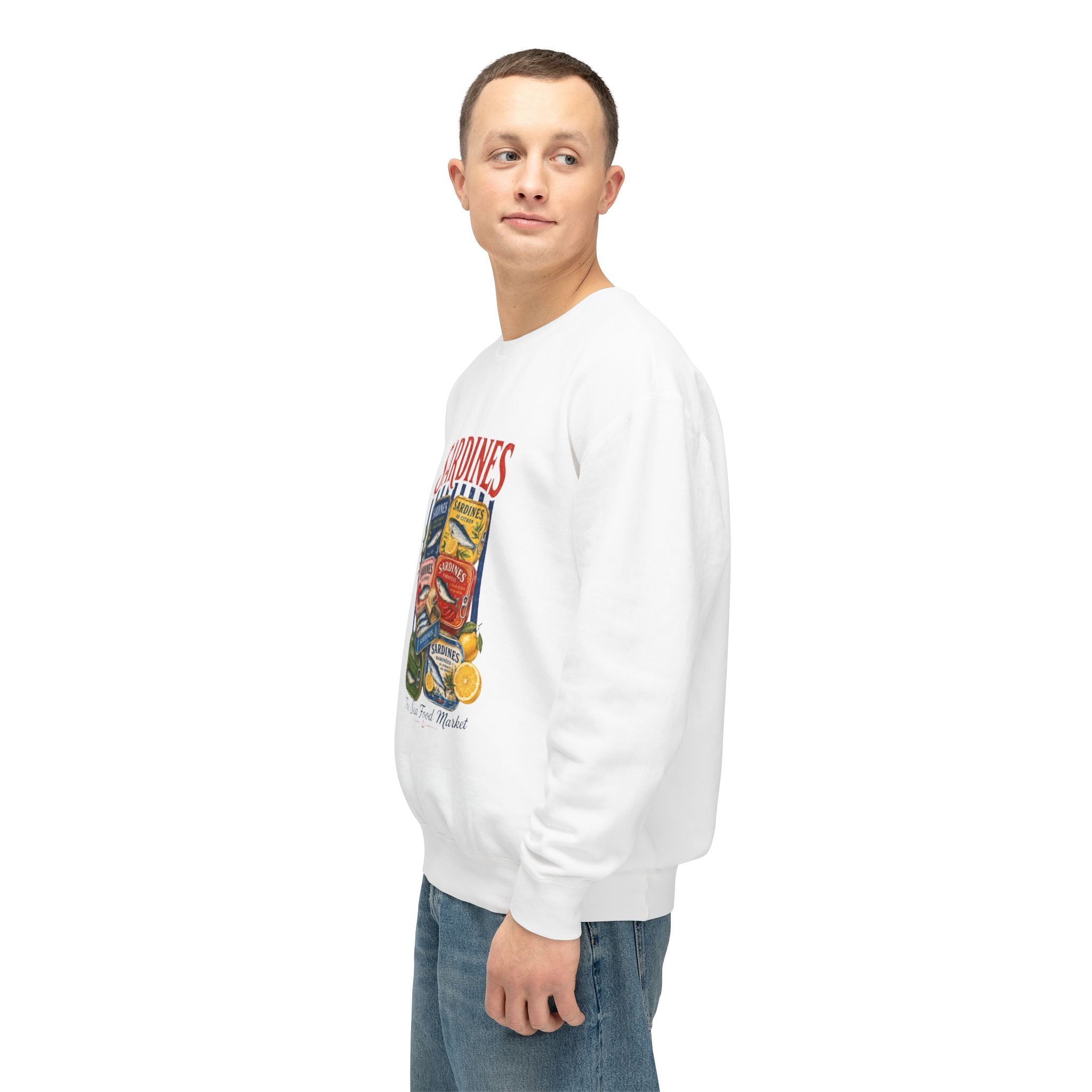 Sardines Vintage Can Graphic Sweatshirt