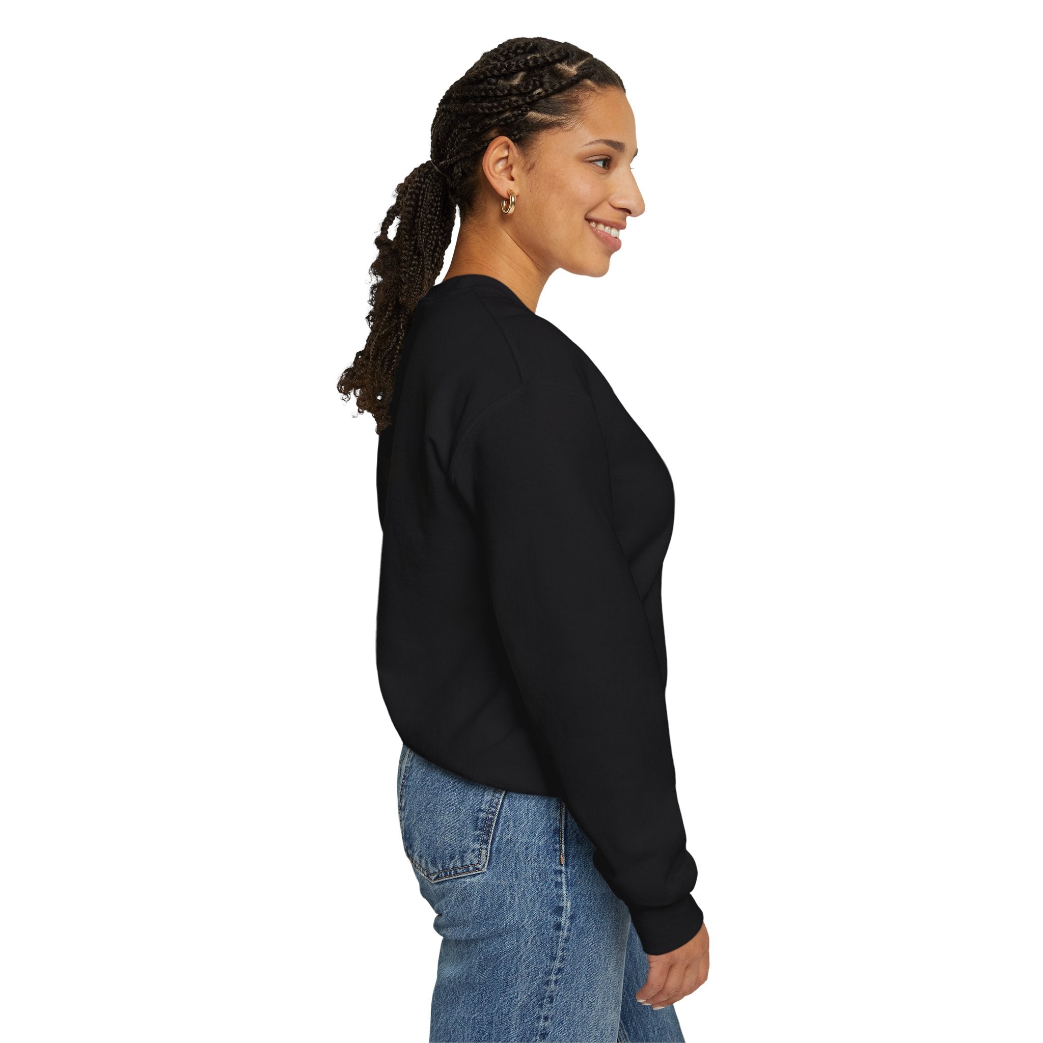Desert Sunset Crewneck Sweatshirt — Vintage Cactus Moon Graphic