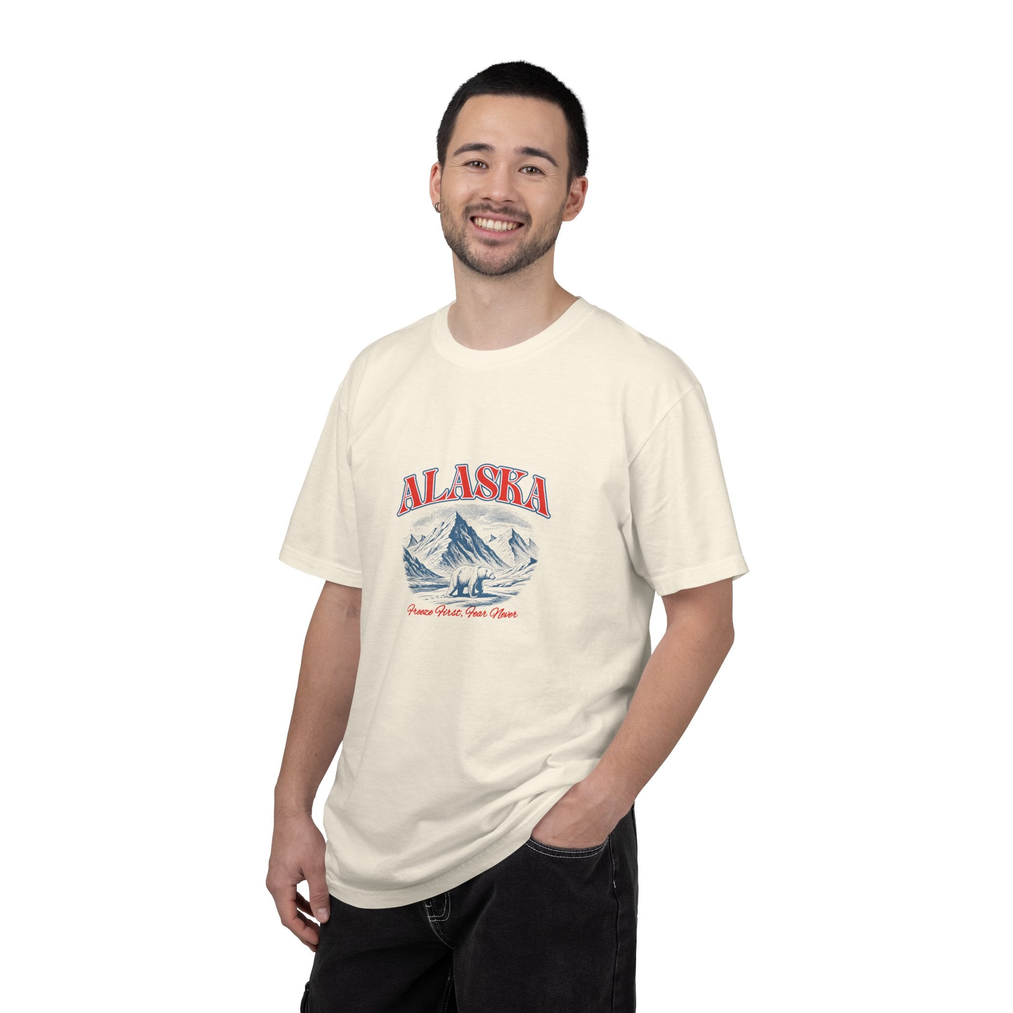 Alaska Mountain Scenic T-Shirt — Vintage Ski & Wilderness Graphic