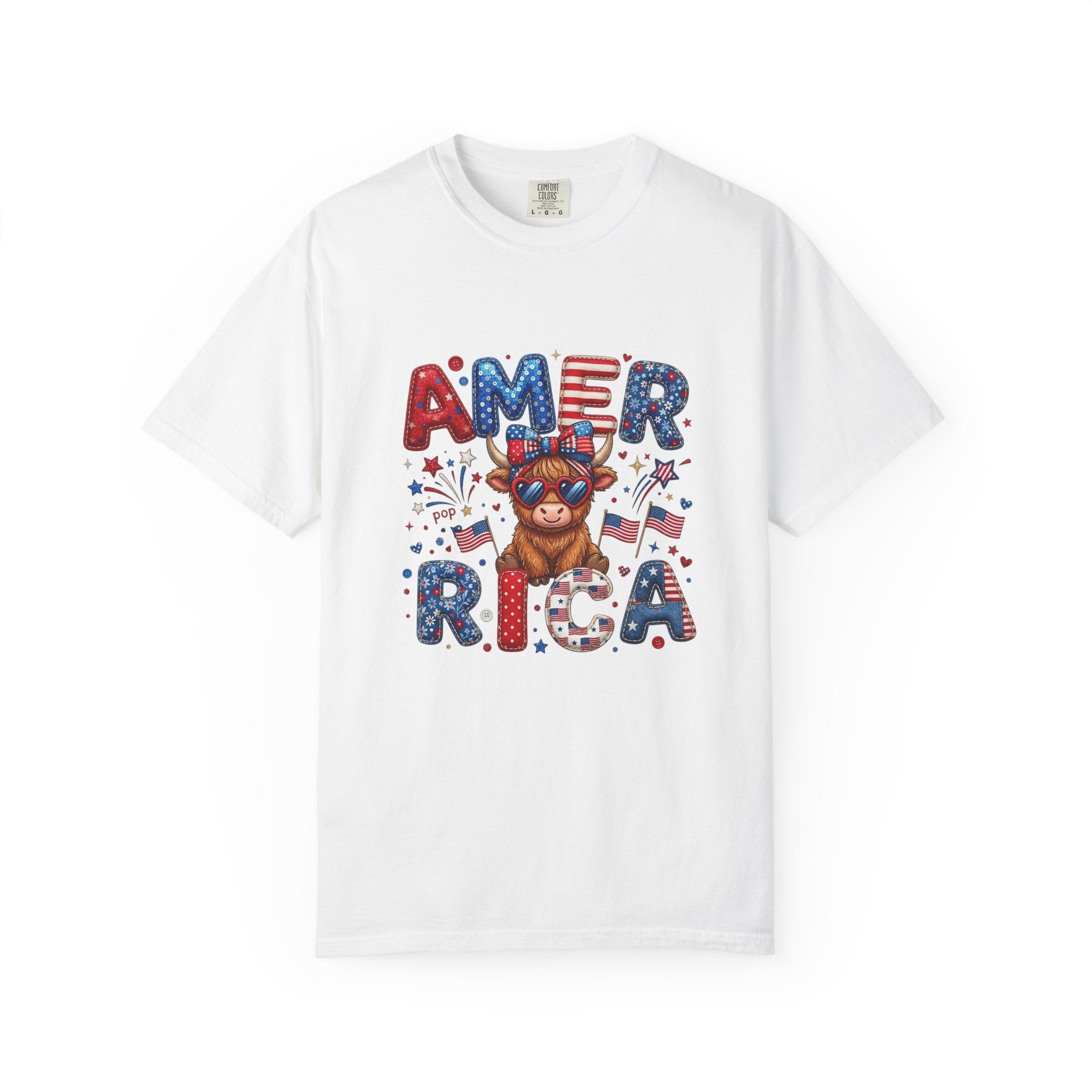 America French Bulldog Patriotic T‑Shirt — USA Flag Pup 4th of July Tee