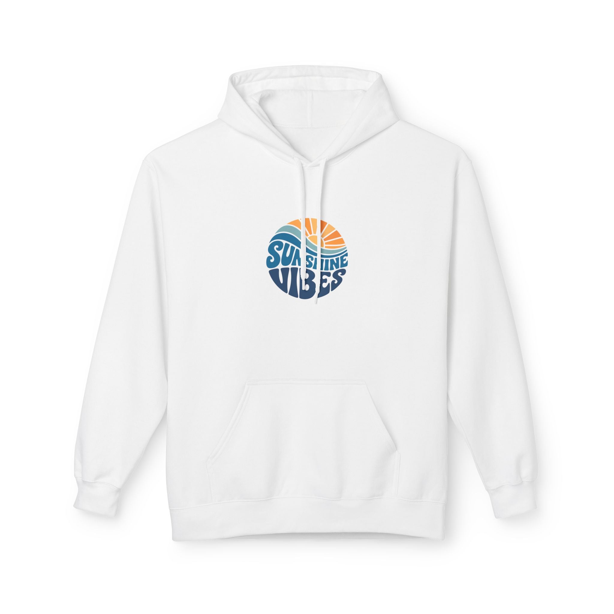 Sunshine Vibes Hoodie — Retro Beach Graphic Pullover