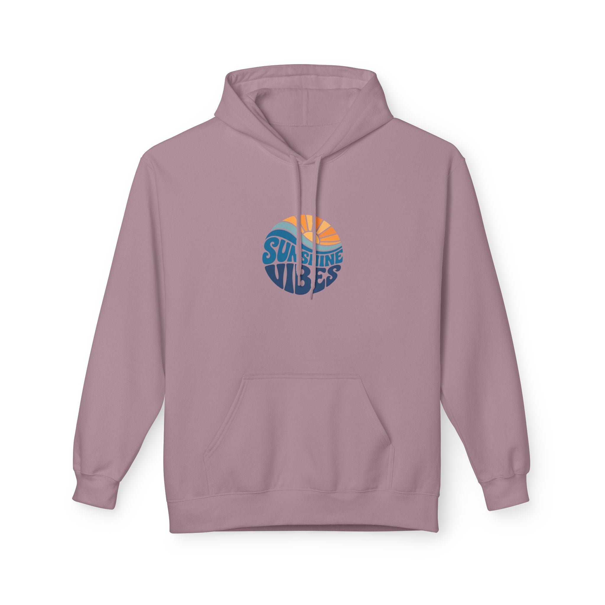 Sunshine Vibes Hoodie — Retro Beach Graphic Pullover