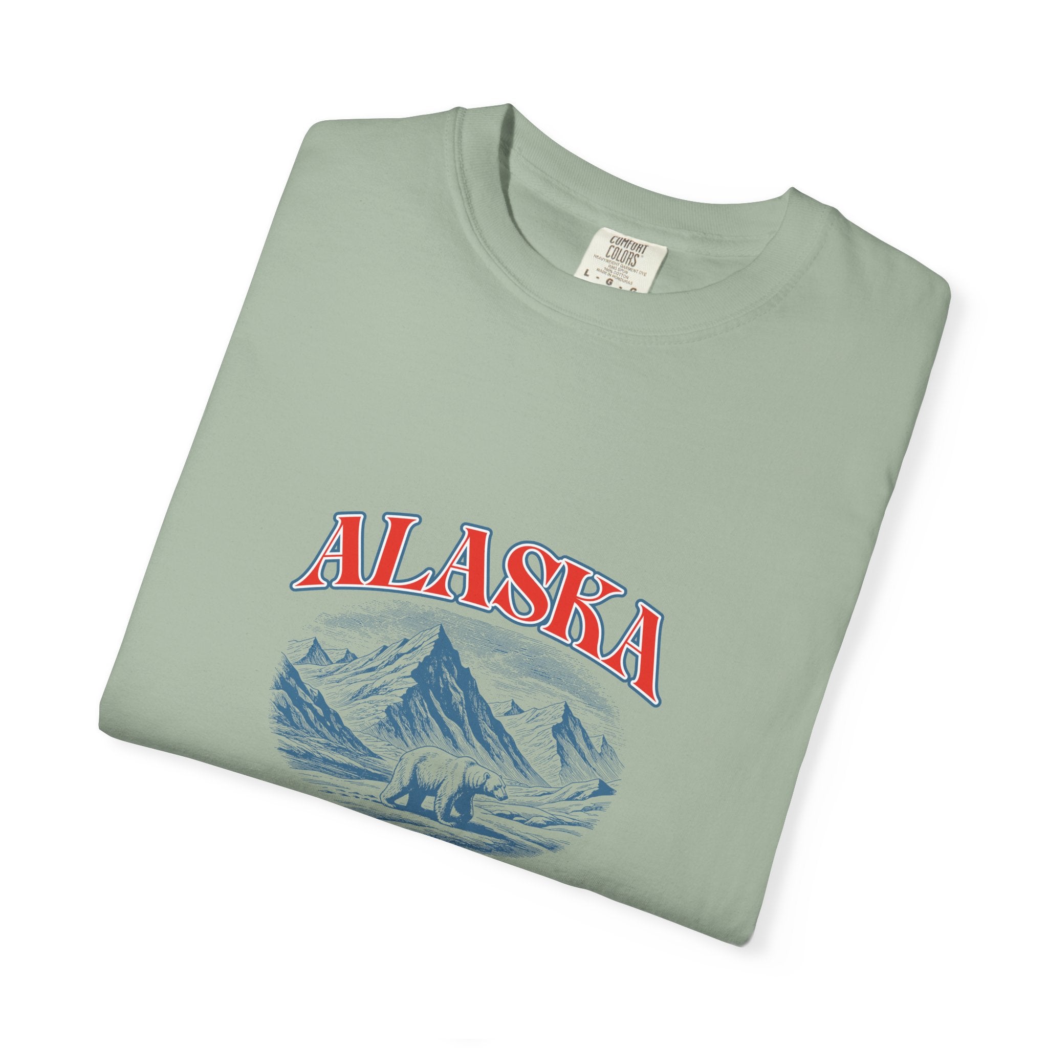 Alaska Mountain Scenic T-Shirt — Vintage Ski & Wilderness Graphic