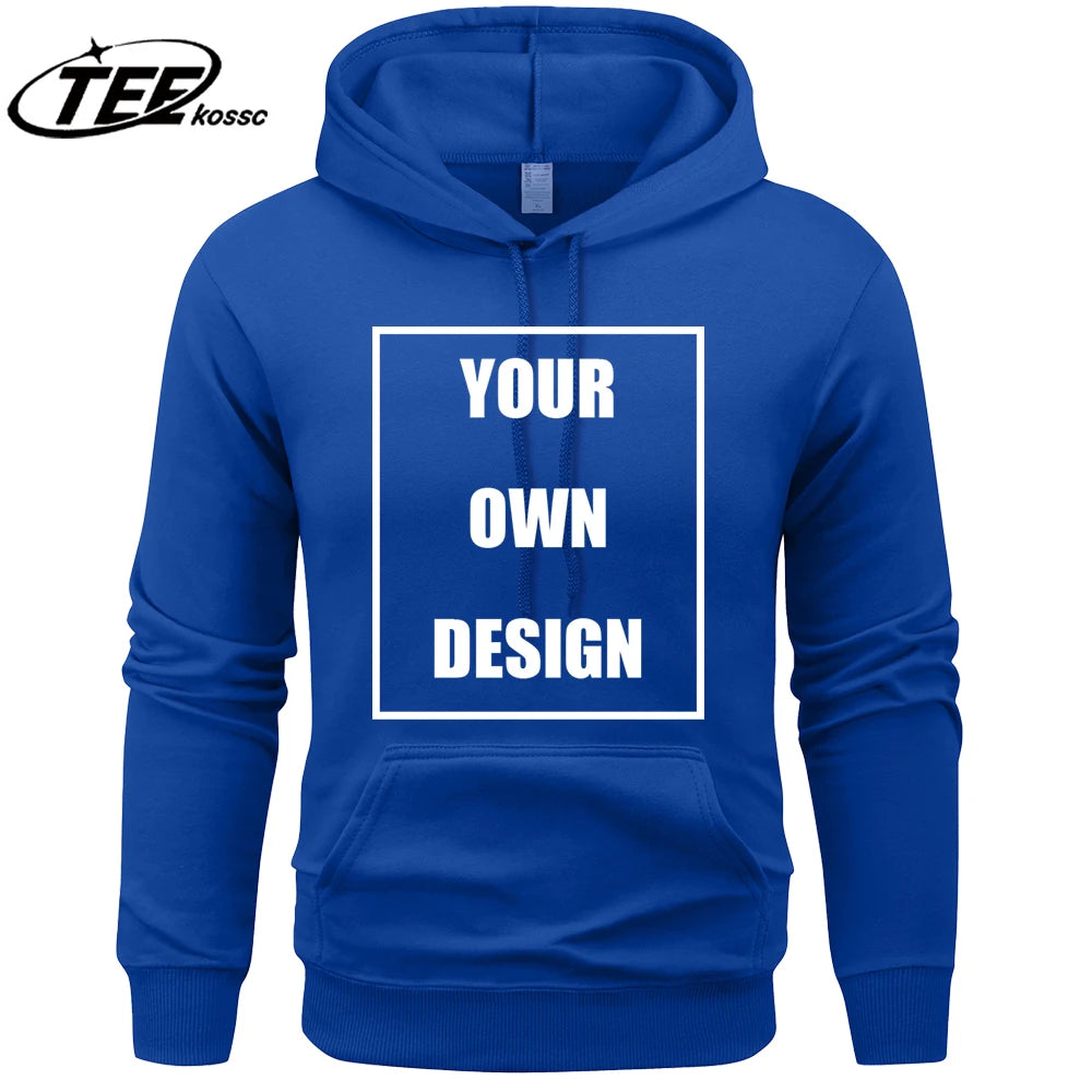 Sweatshirt Custom Graphic Logo Colour Hoodies Vintage Loose Clothing Fashion All-match Hoody Unisex Autumn Warm Pullovers