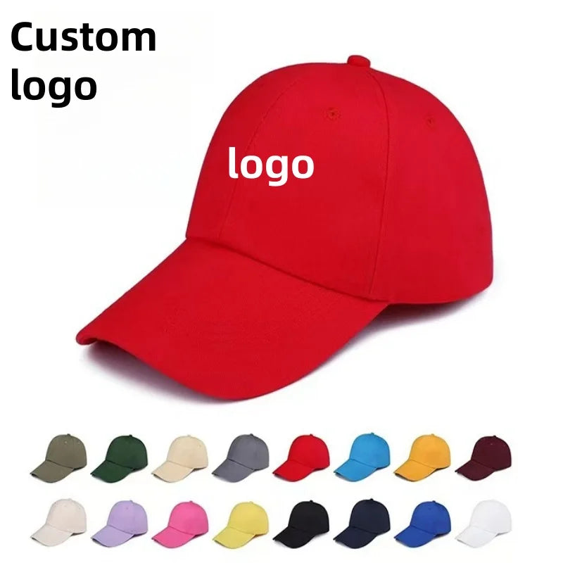 Custom printed logo Baseball Cap for men's and Women's hats Custom logo Men's hat Snapback printed text Design Trucker cap
