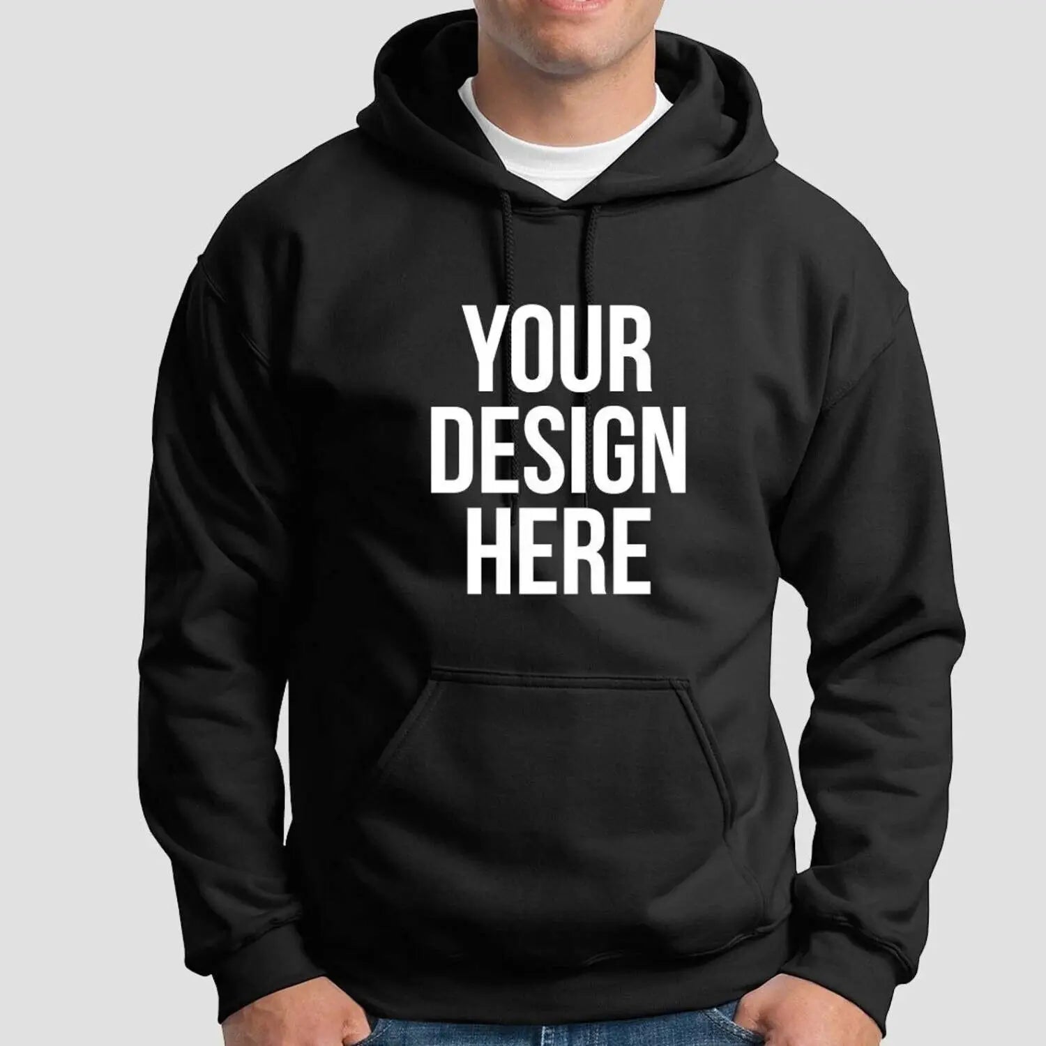 Customized Hoodie Personalized Printed Add Your Own Custom Texts Images Hoodie for Women Men Long-sleeved Hoody Spring
