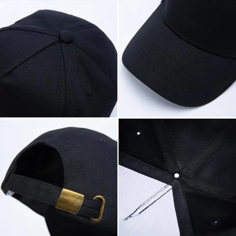 3pcs Customizable Baseball Cap With your Business Work Logo Custom Hats Cotton Breathable Team slogan DIY Print Embroidered Caps