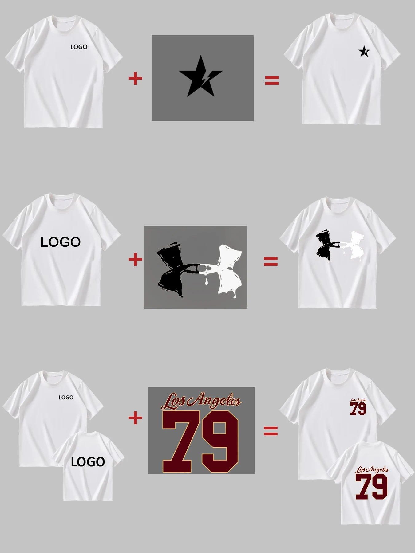 Custom Printed T-shirts for Men and Women, Loose Casual Clothing, Fashion Custom Size Label Short-sleeved T-shirt