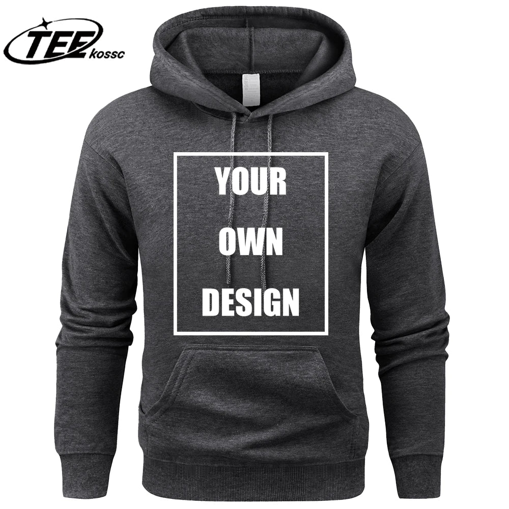 Sweatshirt Custom Graphic Logo Colour Hoodies Vintage Loose Clothing Fashion All-match Hoody Unisex Autumn Warm Pullovers