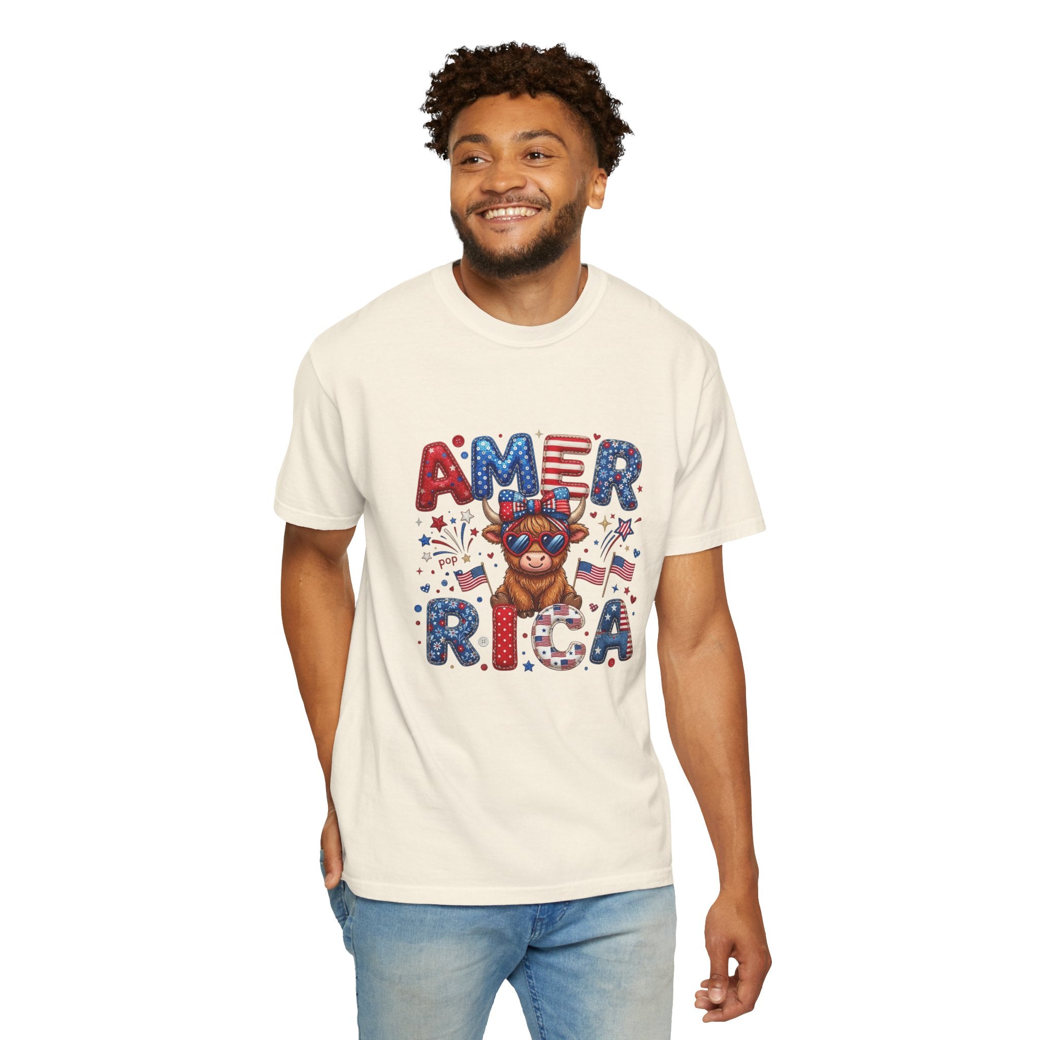 America French Bulldog Patriotic T‑Shirt — USA Flag Pup 4th of July Tee