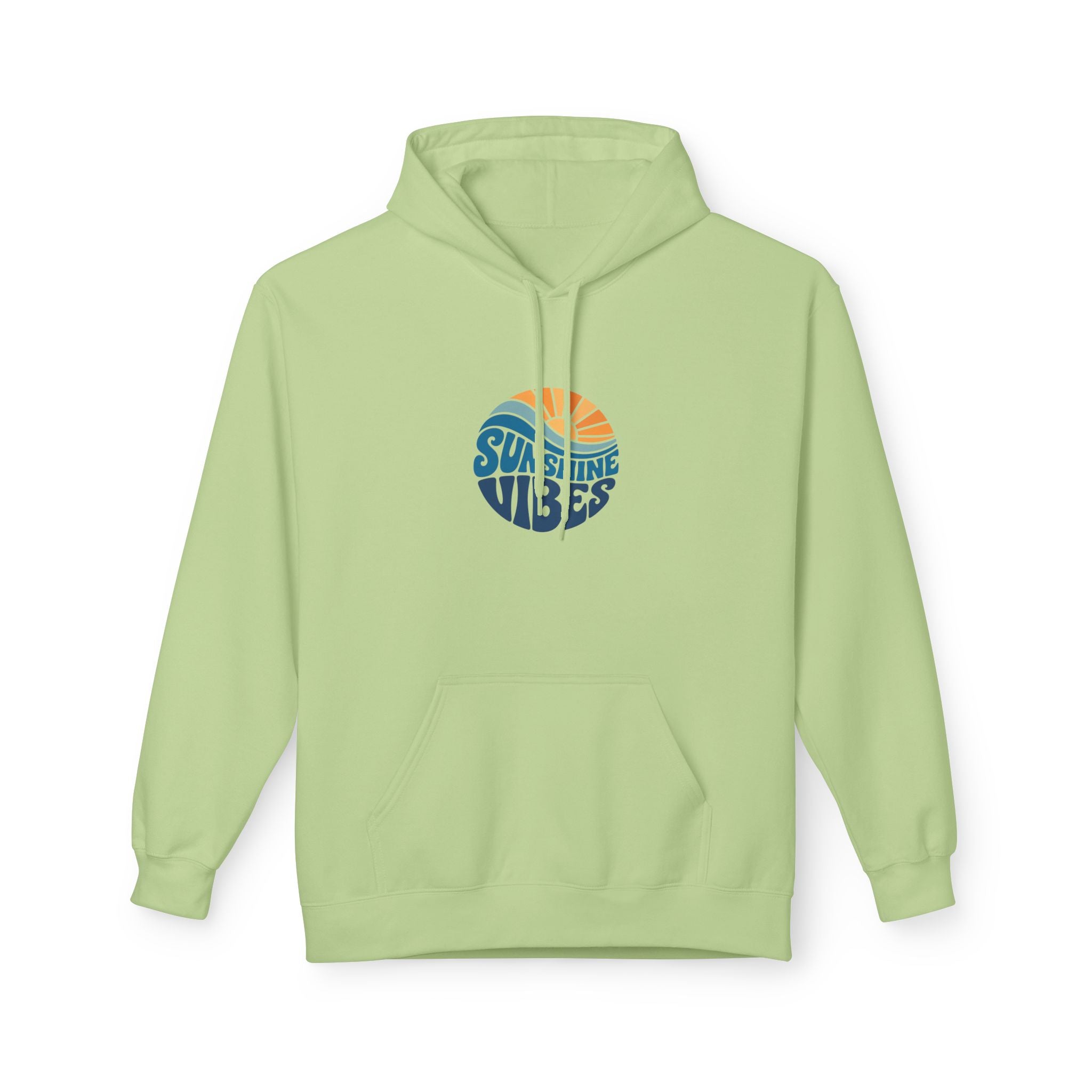 Sunshine Vibes Hoodie — Retro Beach Graphic Pullover