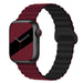 Wine Red With Black