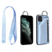 Blue with lanyard
