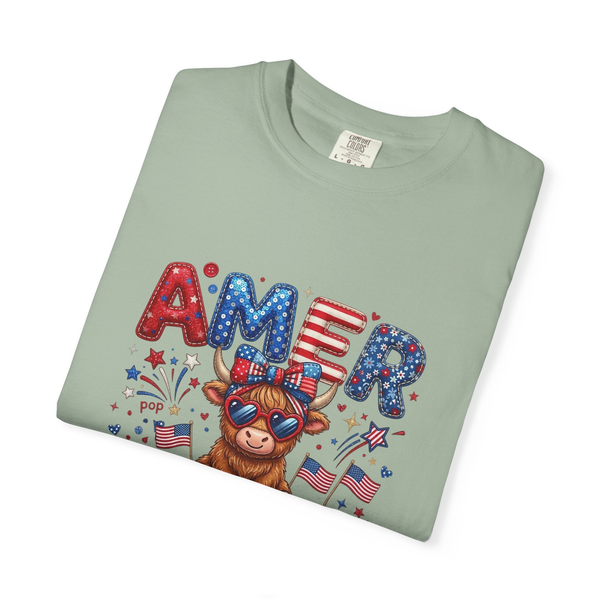 America French Bulldog Patriotic T‑Shirt — USA Flag Pup 4th of July Tee