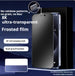 Frosted privacy protection