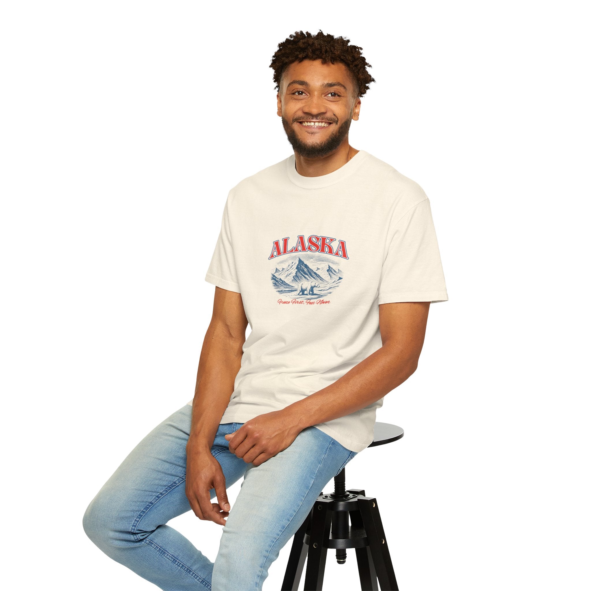 Alaska Mountain Scenic T-Shirt — Vintage Ski & Wilderness Graphic
