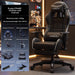 Black With Armrest Footrest