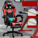 Black red footrest
