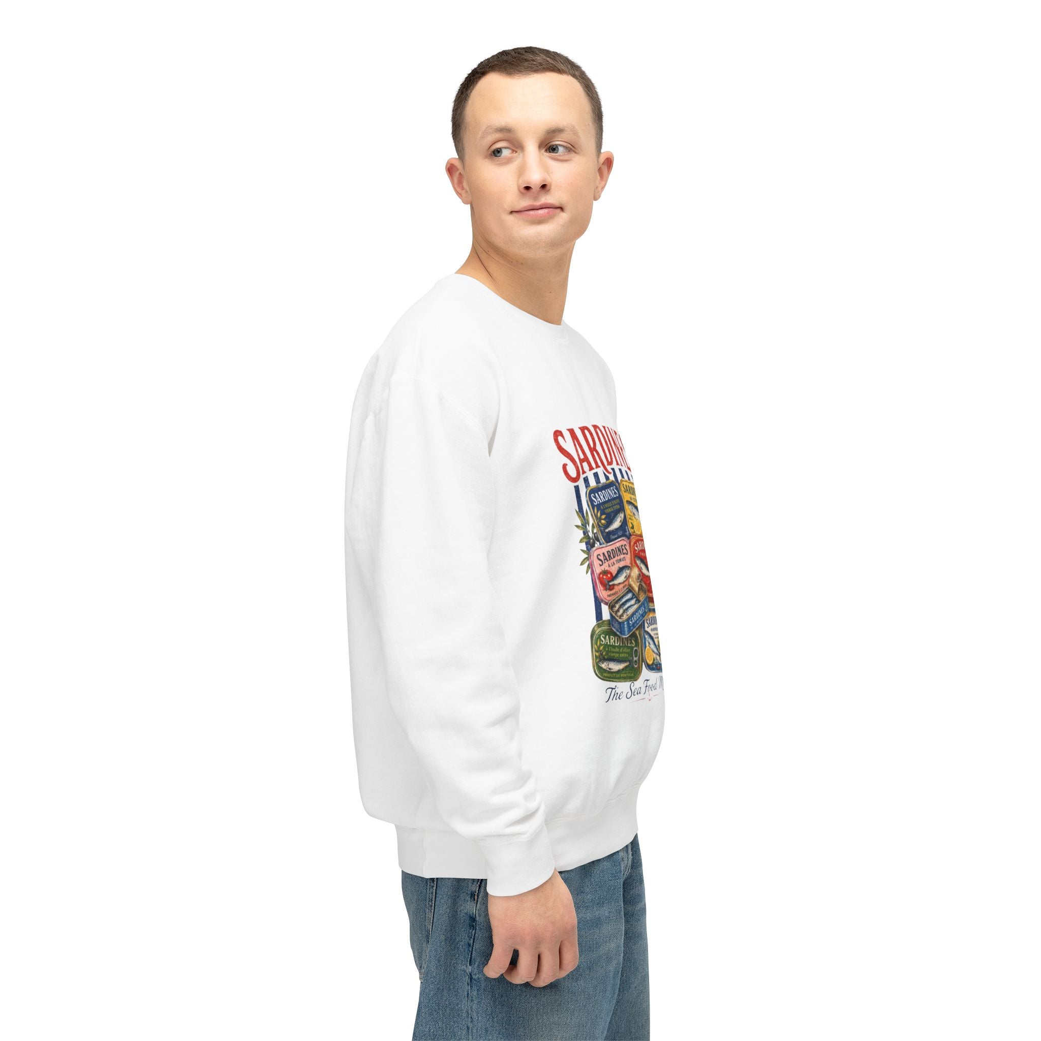Sardines Vintage Can Graphic Sweatshirt