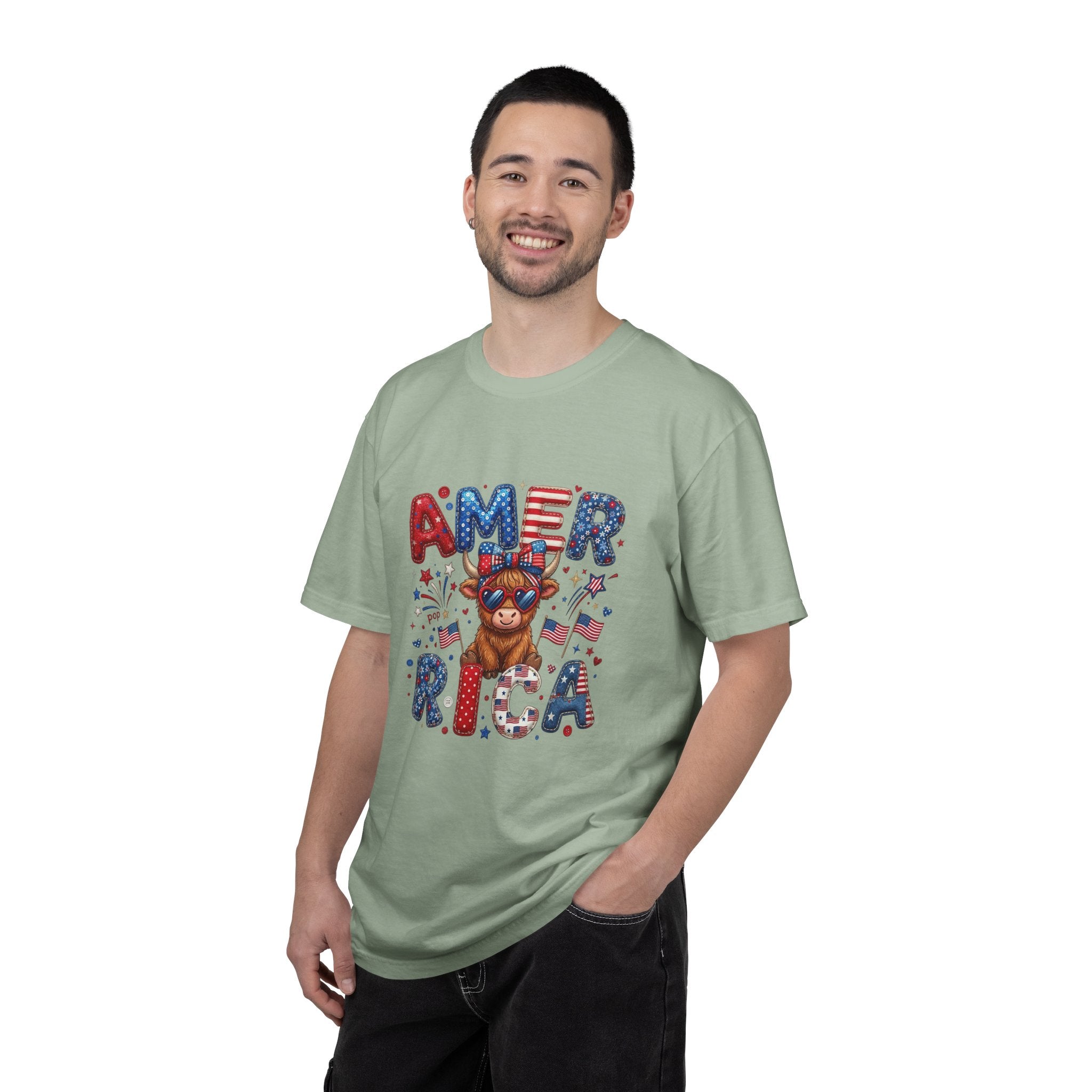 America French Bulldog Patriotic T‑Shirt — USA Flag Pup 4th of July Tee