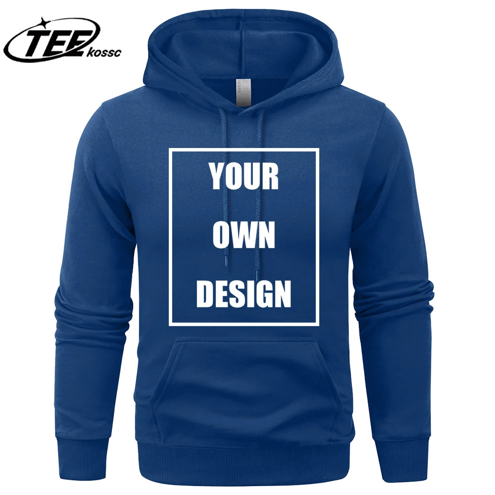 Sweatshirt Custom Graphic Logo Colour Hoodies Vintage Loose Clothing Fashion All-match  Hoody Unisex  Autumn Warm Pullovers