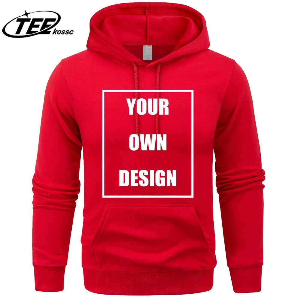Sweatshirt Custom Graphic Logo Colour Hoodies Vintage Loose Clothing Fashion All-match  Hoody Unisex  Autumn Warm Pullovers