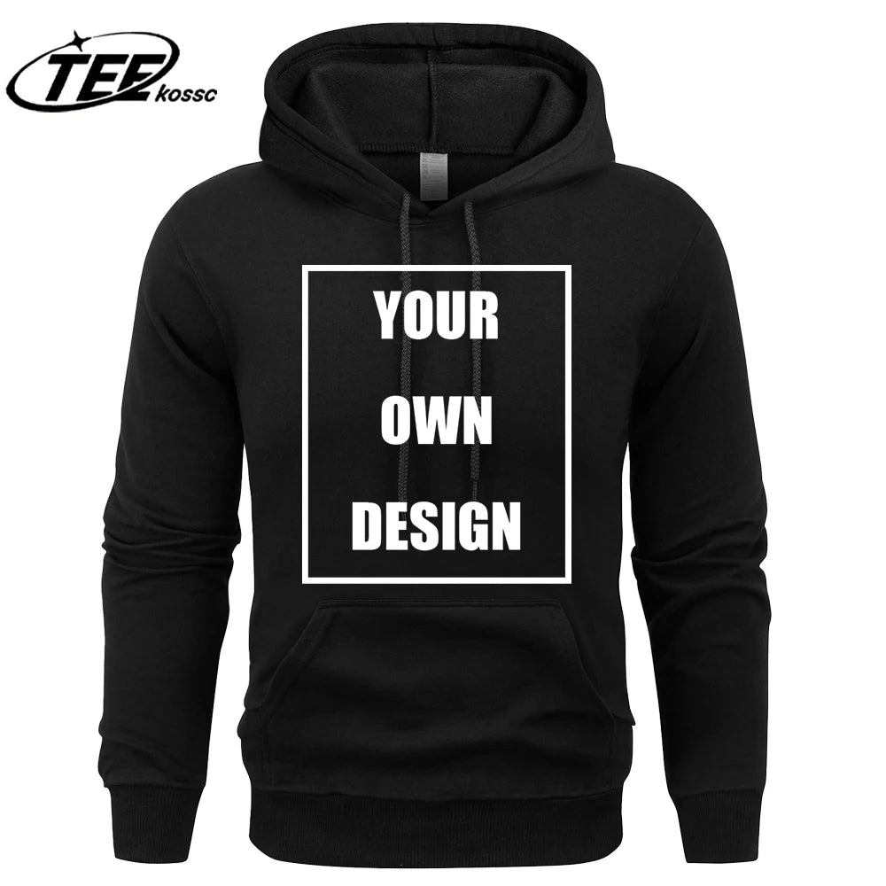 Sweatshirt Custom Graphic Logo Colour Hoodies Vintage Loose Clothing Fashion All-match  Hoody Unisex  Autumn Warm Pullovers