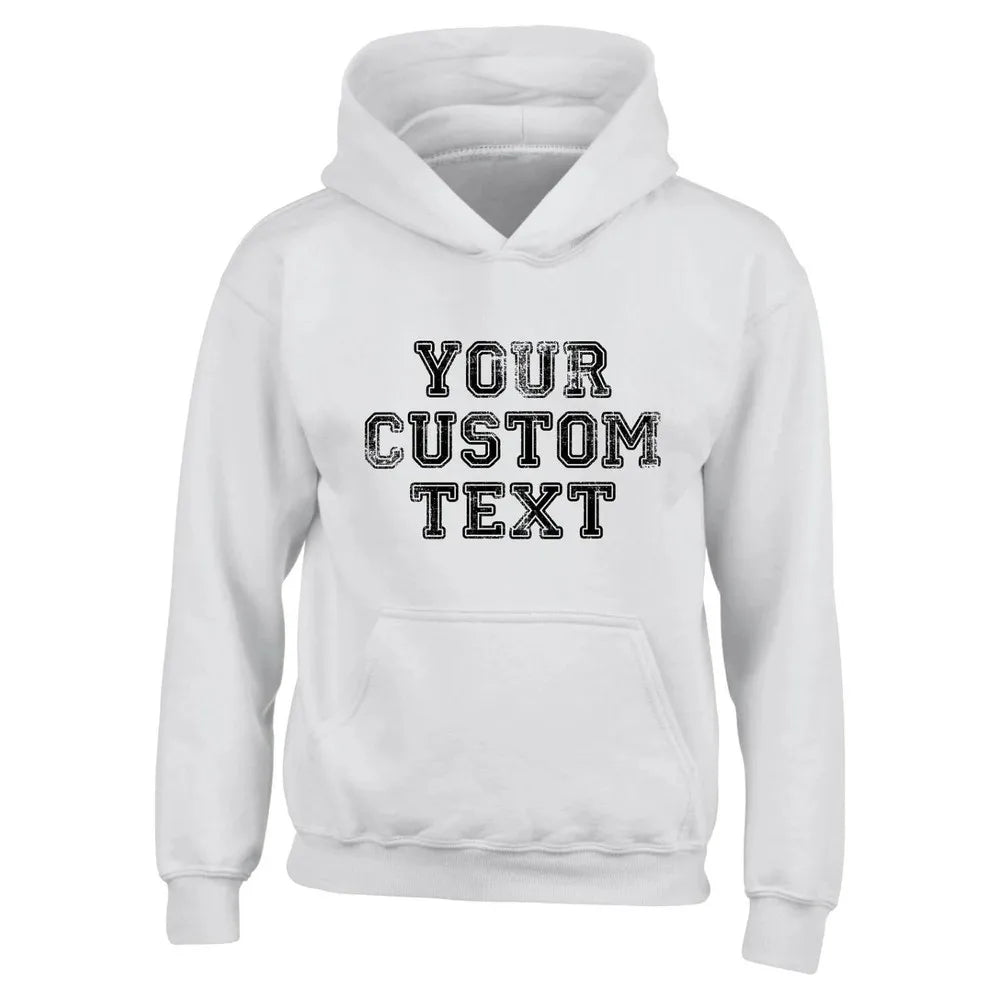 Customized Hoodie Personalized Printed Add Your Own Custom Texts Images Hoodie for Women Men Long-sleeved Hoody Spring