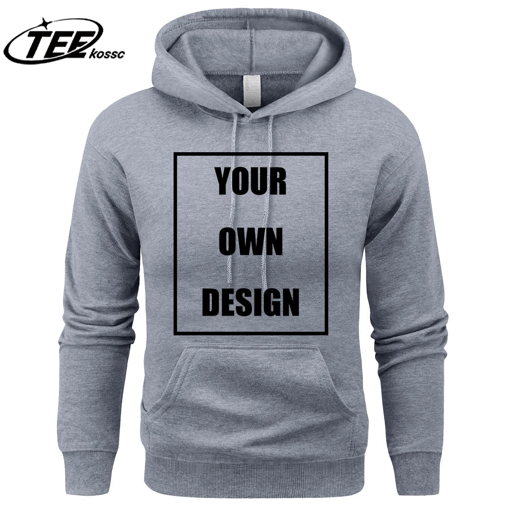 Sweatshirt Custom Graphic Logo Colour Hoodies Vintage Loose Clothing Fashion All-match  Hoody Unisex  Autumn Warm Pullovers