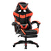 Black and red plus footrest